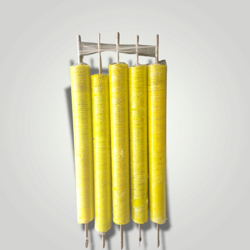 Cepillo cilindrico o tambien llamado Cepillo tipo Rodillo con cerdas de Nylon especiales para limpiar vidrio.